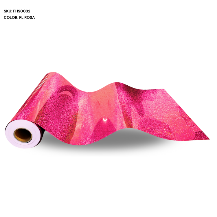 HOJUELA FLUORESCENTE ROSA