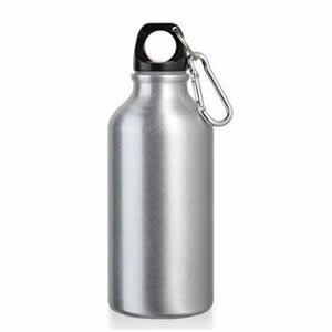 BOTE DE ALUMINIO 600ML COLOR PLATA
