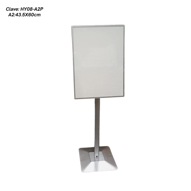 A2 CON SOPORTE PARA PISO MARCO PLATA UNA VISTA 43.5X60CM