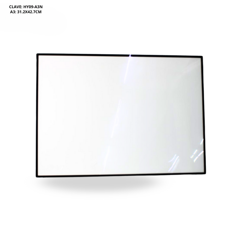 A3 CON SOPORTE PARA PARED MARCO NEGRO UNA VISTA 31.2X42.7CM