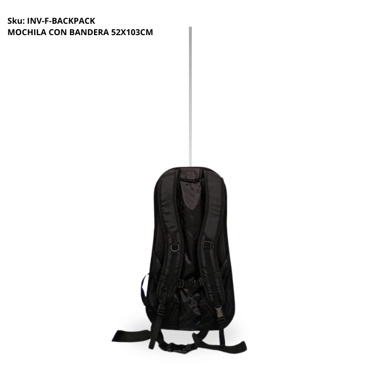 MOCHILA CON BANDERA 52X103CM