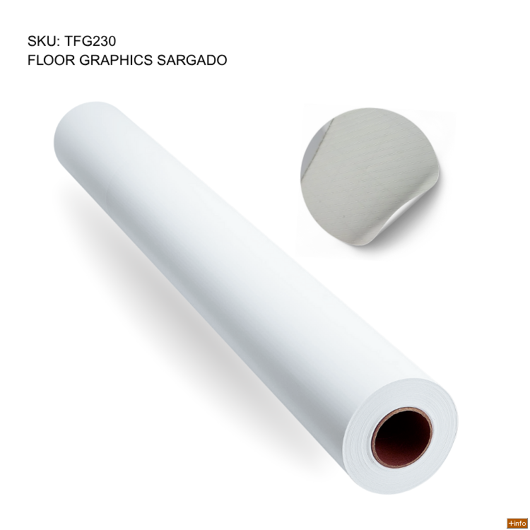 FLOOR GRAPHIC SARGADO TRANSPARENTE