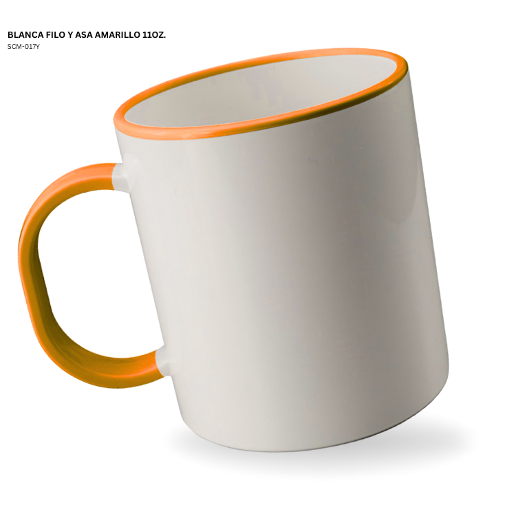 BLANCA FILO Y ASA AMARILLO 11 OZ
