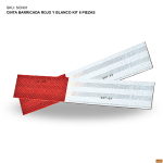 BARRICADA ROJO/BLANCO (KIT 6 PZS)