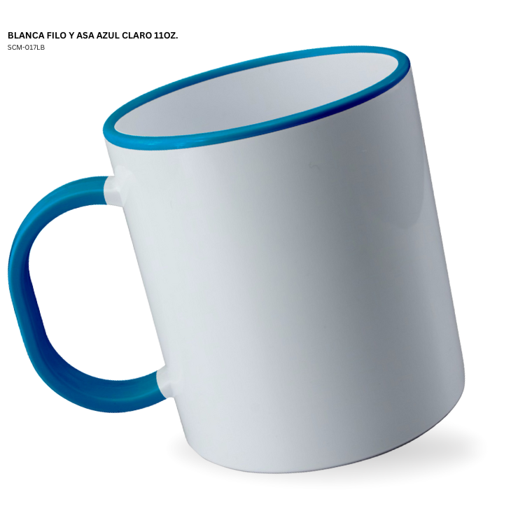 BLANCA FILO Y ASA AZUL CLARO 11 OZ