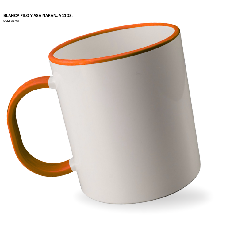 BLANCA FILO Y ASA NARANJA 11 OZ