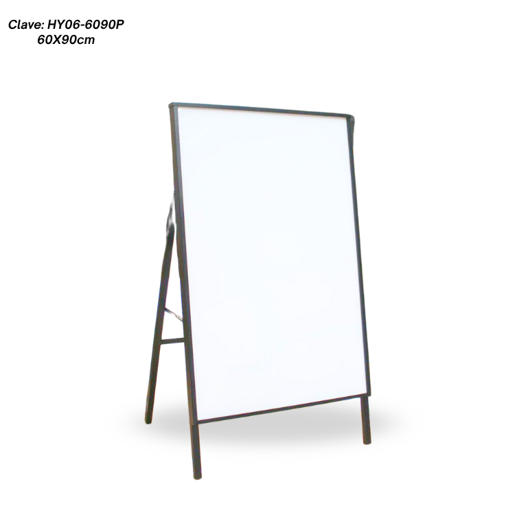 CON CABALLETE MARCO PLATA UNA VISTA 60X90CM